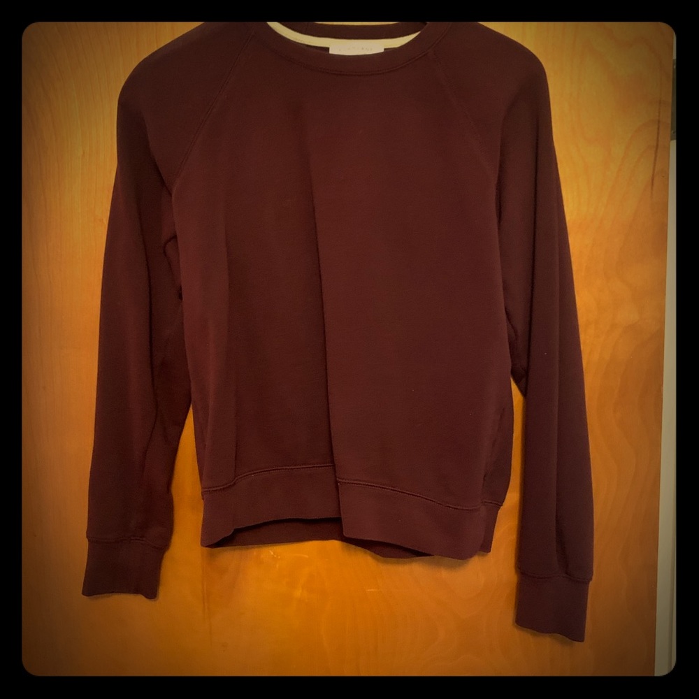 Everlane French terry crew neck sweatshirt